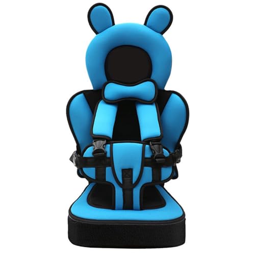 Portable Childrens Car Seat Cushion, Child Safety Car Seats, Safe & Portable Kids Car Seats Cushions for Travel (Blue) von Jeeeun