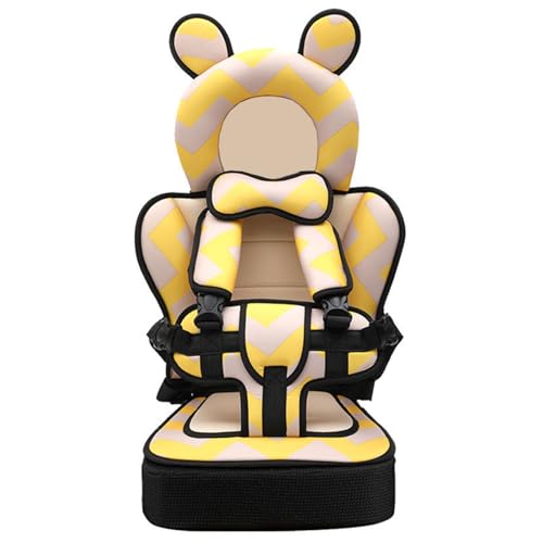 Portable Childrens Car Seat Cushion, Child Safety Car Seats, Safe & Portable Kids Car Seats Cushions for Travel (Khaki) von Jeeeun