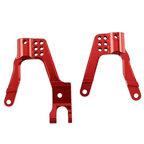 Jeenuuder 2Pcs Aluminium DäMpfer Montieren Reifen für AXIAL SCX10 II 90046 90047 1:10 RC Car, Vorne von Jeenuuder