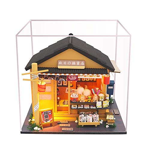 Jeenuuder Miniatur Super Mini GrößE Puppen Haus Modellbau Kits MöBel Spielzeug DIY Puppen Haus Spielzeug für Kinder M914, mit Schutz () von Jeenuuder