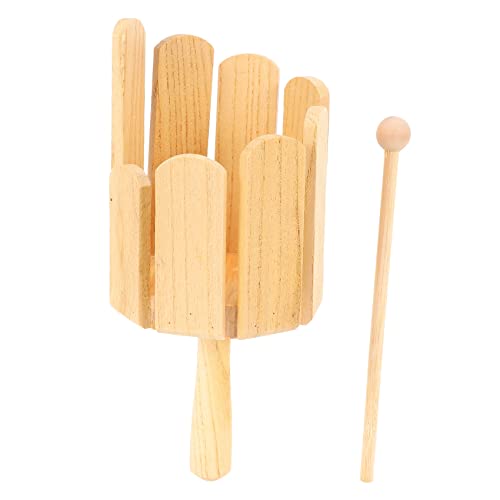 Jeenuuder Orff Musikinstrument für Kinder, Percussion aus Holz, Spielzeug, acht Töne, mit Schlägeln für Kinder von Jeenuuder