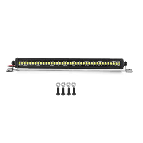 Jeenuuder RC Autodachlampe 24 36 LED-Lichtleiste für 1/10 RC Crawler Axial SCX10 90046/47 SCX24 D90 TRX4 Body, Zubehör A von Jeenuuder