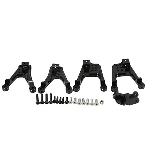 Jeenuuder Set aus Aufhängung und Rückseite aus Aluminium für Aufhängung 1/10 RC Crawler Axial SCX10 90046 von Jeenuuder