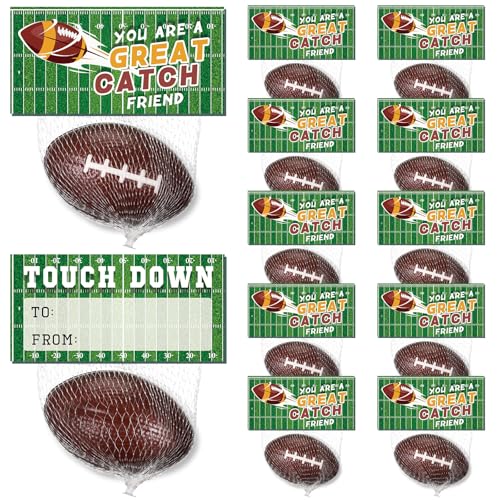 JellyArch 12 Stück Fußball Stressball Bulk 8,6 cm Schaumstoff-Hüpfbälle Fußball Party Gastgeschenke Sportbälle Goodies Bag Stuffers Geschenkkarte Spielzeug für Preise von JellyArch