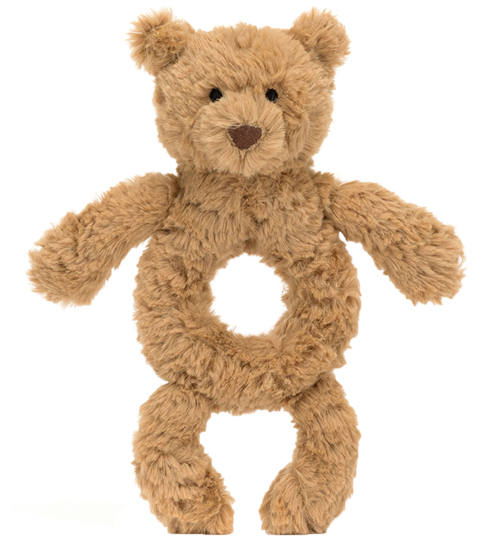 Jellycat Ringrassel - 18x8 cm - Bartholomäus Bear - Jellycat - One Size - Rasseln Jellycat Ringrassel - 18x8 cm - Bartholomäus Bear - Jellycat - One Size - Rasseln von Jellycat