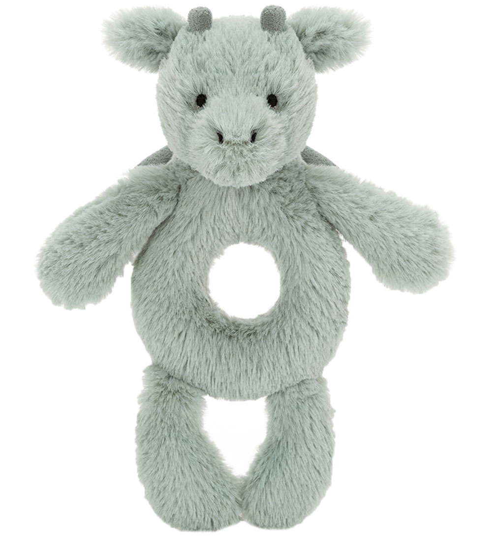 Jellycat Ringrassel - 18x8 cm - Bashful Dragon - Jellycat - One Size - Rasseln Jellycat Ringrassel - 18x8 cm - Bashful Dragon - Jellycat - One Size - Rasseln von Jellycat