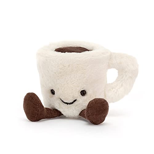 Peluche Amuseable Espresso Cup - L: 6 cm x l : 5 cm x H: 10 cm von Jellycat