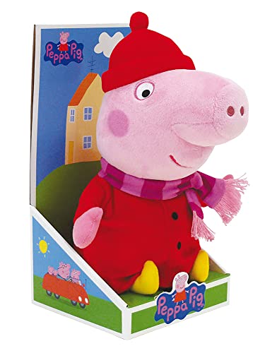 Jemini 023100 Peppa Pig Plüschtier im Winteroutfit +/-25 cm von Jemini