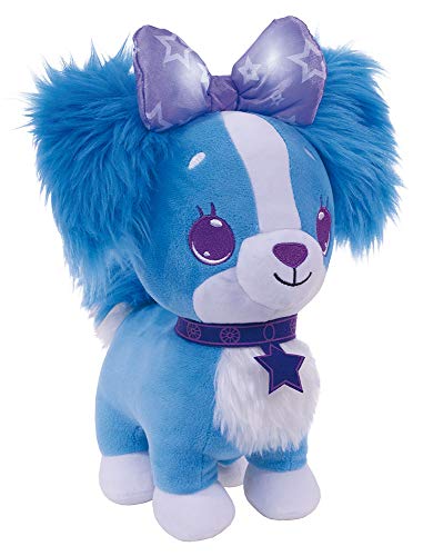 Jemini 023701 Magic KISS Plüschhund, interaktiv, -25 cm, Blau von Jemini