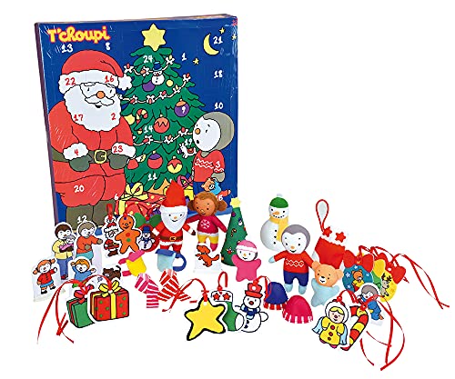 Jemini 024147 T'Choupi Adventskalender mit 35 Teilen – 36 x 39,5 cm, Mutlicolor von Jemini