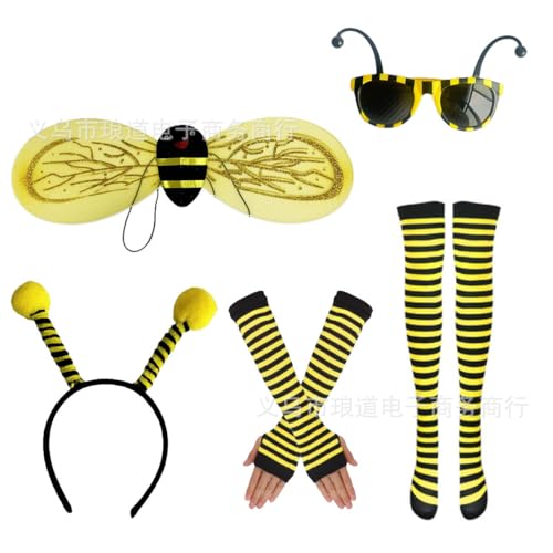 Jemmytu Marienkäfer Kostüm,Bienen Kostüm, Bienenkostüm kinder,kinder Marienkäfer Fasching Set von Jemmytu