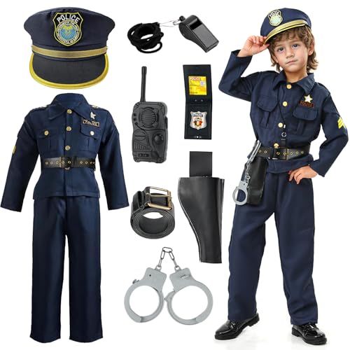 Jemmytu Polizei kostüm für kinder, Cosplay-polizei für Kinder (L) von Jemmytu