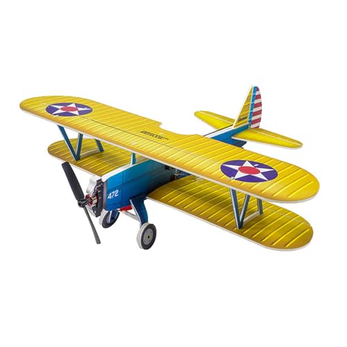 Jemora Dancing Hobby E25 Stearman PT-17 Kaydet 450 mm Spannweite, PP-Material, ferngesteuertes Flugzeug, Doppeldecker, Flying Wing KIT/KIT+Power Combo – KIT von Jemora