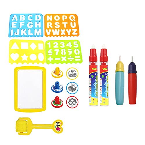 Jenilily Water Doodle Spielzeug Stifte Ersatz Wasserstift, Zeichenvorlage Stempel Doodle Spielzeug für Wasser Doodle Matte von Jenilily