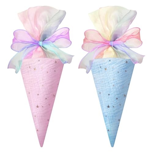 Jennytim 2er-Pack Geschenktüten Erster Schultag Kleine Geschenkbeutel für Jungen & Mädchen, Schultüten-Füller, Süßigkeitenbeutel, Schüler-Konfetti-Tüten für Einschulung Jennytim 2er-Pack Geschenktüten Erster Schultag Kleine Geschenkbeutel für Jungen & Mädchen, Schultüten-Füller, Süßigkeitenbeutel, Schüler-Konfetti-Tüten für Einschulung von Jennytim