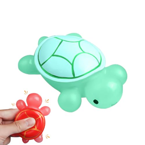 Schildkröte Quetschspielzeug, Kreatives Dekompressions Turtle, Squishy Squeeze Spielzeug, Stressspielzeug Schildkröte Fidget Toy, Stressbälle Anti Stress Spielzeug für Erwachsene und Kinder (Grün) von Jenshhch