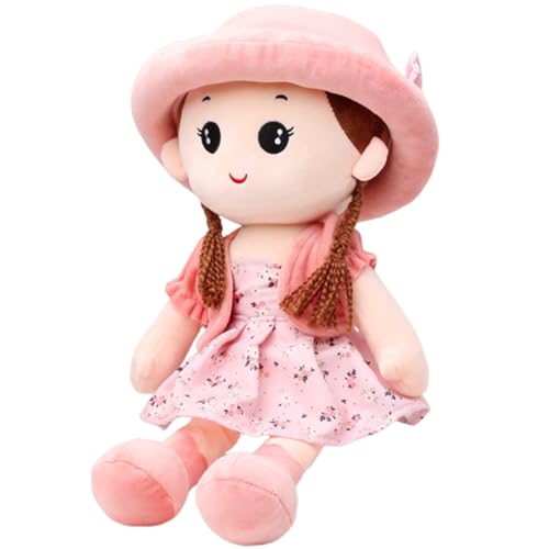 Jeorywoet Babypuppe 14 '' umarmt Ragdoll lebensechte lebensee bestickte Plüschbabypuppe Interaktive Spielzeug Babypuppe mit abnehmbaren Kleidung und Hut Geburtstagsgeschenk für Mädchen, Babypuppe von Jeorywoet