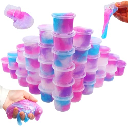 Jeorywoet Playdough-Set 30pcs/Set, Nicht klebrige Dehnbare gemischte Farbe Playdough Stress Relief DIY-Spielteig für Spielzeug für Mädchen & Jungen, Party-Requisite, Playdough Set von Jeorywoet