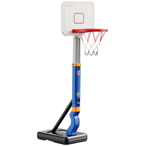 Jeorywoet Pool Basketball Hoop, verstellbare Höhe Pool Basketball Hoop Pool mit 4 Bällen, ABS -Plastikbasketball -Hoop für Kindergeschenke, Innen im Freien, Pool -Basketball -Hoop von Jeorywoet