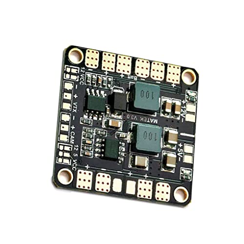 Jeorywoet Power Distribution Board FPV BEC 5V/12V PDB -Board für FPV Racing RC Drohne Multicopter Quadcopter, PDB -Leistungsverteilungskarte von Jeorywoet