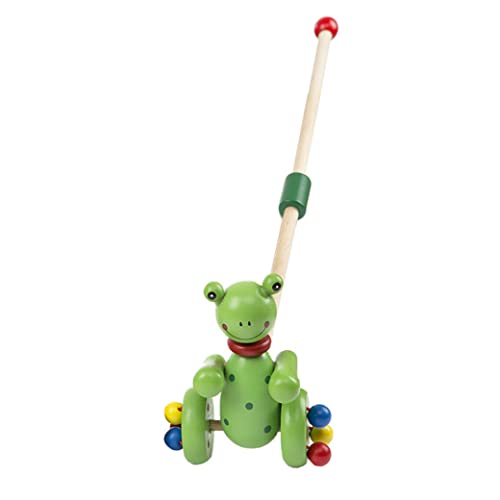 Jeorywoet Push -Spielzeug zum Gehen, Baby Schieben Sie Spielzeug hölzernen Pull Toy Kid Kid Aktivität Spielzeug für Kleinkindjungen Mädchen, Baby Walking Toy (Farbe zufällig) von Jeorywoet