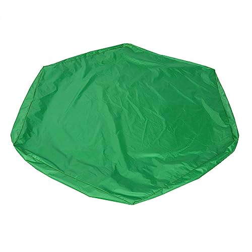 Jerliflyer Sandbox Cover Hexagon Sandpit Sand Toys Cover, Pool Cover with Drawstring for Outdoor Garden Sandpit Cover with Drawstring (Green) von Jerliflyer