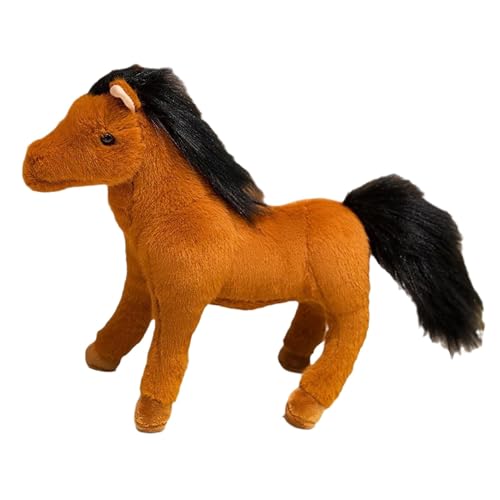 Cartoon Horse Plushie | Cute Horse Plushie | Horse Plush Doll | Stuffed Horse Plush Toy | Plush Horse Stuffed Animal | Plush Doll Horse Plushie Desk Decor Cartoon Doll Stuffed Toys Horse Toy For Kids von Jeruytgh