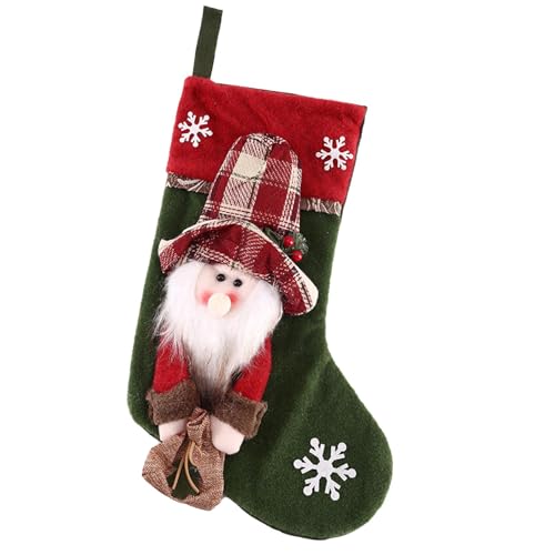 Christmas Stockings | Christmas Deluxe Santa Stocking | Christmas Stockings Custom | Novelty Snowman Stockings | Christmas Decorations Stockings | Fireplace Hangings Stocking for Holiday Decoration von Jeruytgh