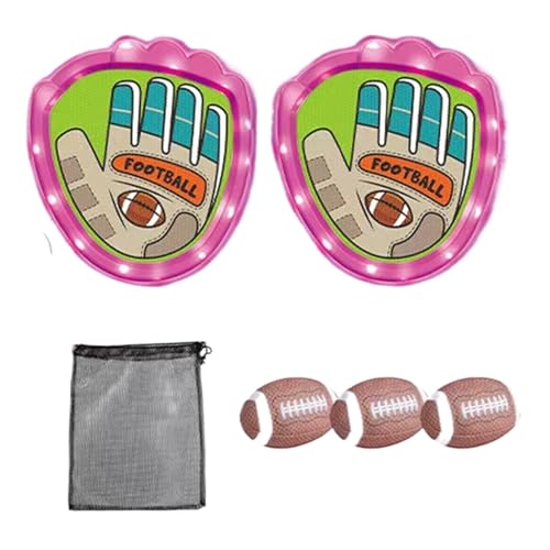 Jeruytgh Catch Ball Game Set | Ball and Toss Game Set | Toy Throw and Catch | Ball Catch Games Paddle | Toss Ball Sport Game | Ball Game Set Funny Interactive Outdoor Toys for Outdoor Party von Jeruytgh