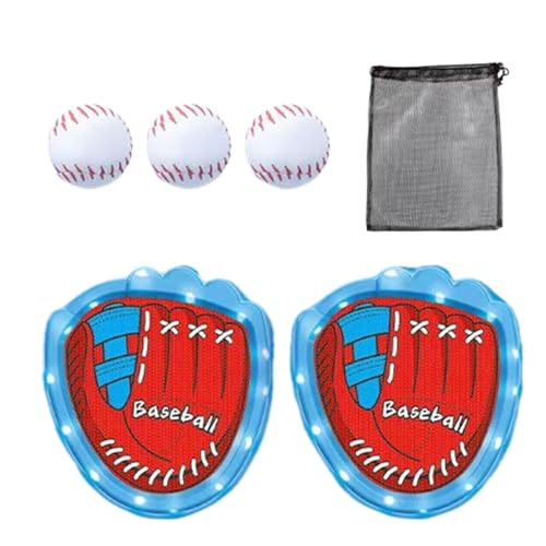 Jeruytgh Catch Ball Game Set | Ball and Toss Game Set | Toy Throw and Catch | Ball Catch Games Paddle | Toss Ball Sport Game | Ball Game Set Funny Interactive Outdoor Toys for Outdoor Party von Jeruytgh