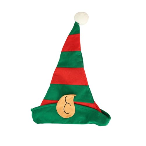 Jeruytgh Christmas Hats | Funny Christmas Hats | Elfhats For Adults | Festive Christmas Hat | Christmas Cone Hat | Photo Props Holiday Costume Accessories For Pretend Play Kids Adults von Jeruytgh