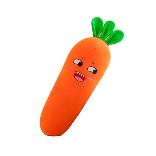 Jeruytgh Cute Home Decoration | Carrot Plush Toy | Stuffed Carrot Doll | Funny Carrot Plushie | Bedroom Stuffed Toy | 50cm Funny Carrot Plushie Toys Cute Home Decoration for Living Room Bedroom Study von Jeruytgh