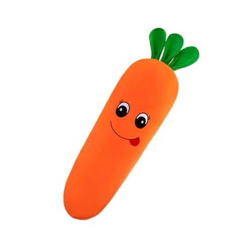 Jeruytgh Cute Home Decoration | Carrot Plush Toy | Stuffed Carrot Doll | Funny Carrot Plushie | Bedroom Stuffed Toy | 50cm Funny Carrot Plushie Toys Cute Home Decoration for Living Room Bedroom Study von Jeruytgh