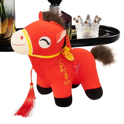 Jeruytgh PlüschSpielzeug - Weiches Maskottchen Plüschtier Puppen - 25cm Neujahrsdeko Souvenir Deko für Kinder Wohnzimmer Schlafzimmer Heimdekoration Jeruytgh PlüschSpielzeug - Weiches Maskottchen Plüschtier Puppen - 25cm Neujahrsdeko Souvenir Deko für Kinder Wohnzimmer Schlafzimmer Heimdekoration von Jeruytgh