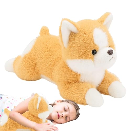 Jeruytgh Soft Dog Plush | Dog Stuffed Animal | Dog Plush Pillow | Plush Puppy Toy | Cute Dog Stuffed Toy | Soft and Comfortable Squat Plush Dog Stuffed Animal Puppy Toy for Adults von Jeruytgh