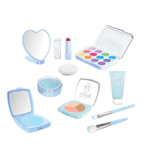 Makeup Kit | Kids Makeup Kit | Children Makeup Toys | Portable Makeup Case | Educational Role Play | Fake Kids Pretend Play Makeup Kit Safe Pretend Cosmetic Kits for Playing and Entertaining von Jeruytgh