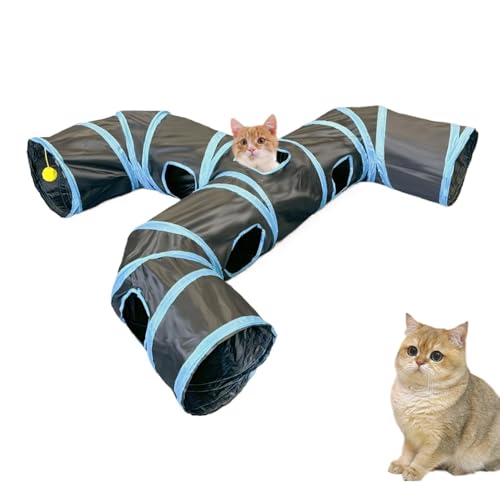 Pet Play Tunnel | Cat Toy Tunnel | Foldable Cat Hideaway | Cat Play Tunnel | Interactive Cat Tunnel | Fun Foldable Cat Hideaway Play Toys for Rabbits Puppy Kitten von Jeruytgh