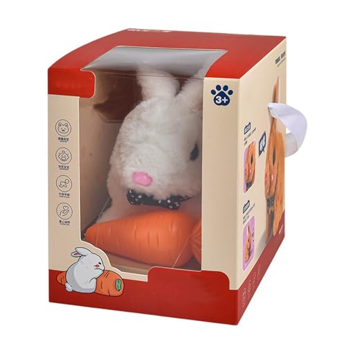 Stuffed Rabbit Toy | Interactive Plush Toy | Electronic Bunny Toy | Interactive Rabbit Toy | Soft Bunny Toy | Electronic Pets Bunny Stuffed Animals Interactive Plush Toy For Kids Girls And Boys von Jeruytgh