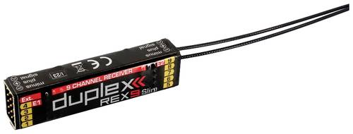 Jeti DUPLEX REX 9 Slim 9-Kanal Empfänger 2,4GHz von Jeti