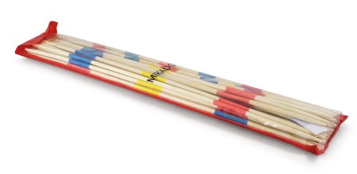 Jeujura JeujuraJ64250 Gesellschaftsspiel, Mikado aus Holz, 50 cm – Kunststoffbeutel von Jeujura