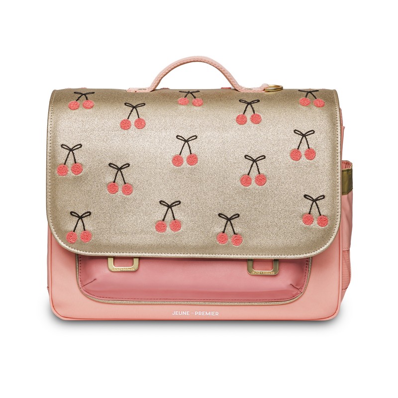 Jeune Premier Schulranzen It Bag Midi Cherry Pompon Jeune Premier Schulranzen It Bag Midi Cherry Pompon von Jeune Premier