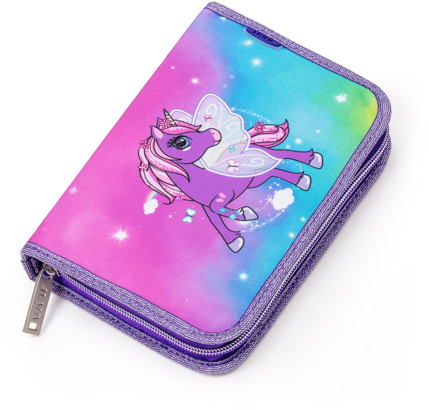 Jeva One-Zip Federmäppchen, Rainbow Alicorn von Jeva