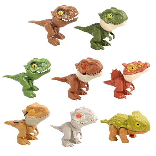 Dinosaurier-Fingerpuppen – Dinosaurier-Fingerbeißspielzeug | Dino Handpuppe Fingerbeißspielzeug | Vorschullern-Dinosaurierfiguren Kleinkindspielzeug | Pädagogische Dinosaurier-Fingerpuppen als Geburts von Jextou