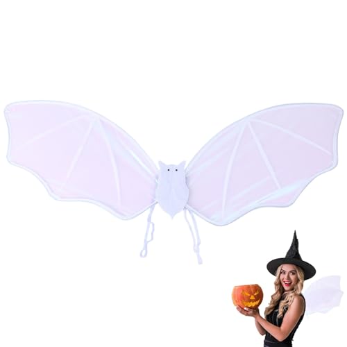 Jextou Halloween Fledermausflügel,Fledermausflügel | Teuflische Fledermausflügel für Halloween - Alloween Zubehör Cosplay Fledermausflügel für Geburtstag, Rollenspiele und Weihnachten von Jextou