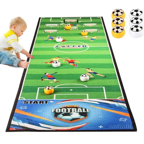 Jextou Kinderbrettspiel,Brettspiel für Kinder,Lernbrettspiel mit 6 Bällen | 39,3 x 11,4 Zoll große Matte, interaktives Strategiespiel für drinnen und draußen von Jextou