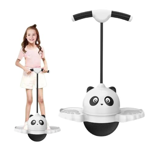 Kinder-Pogo-Stick – niedliches Springspielzeug mit Tiermotiv | Rutschfestes Springspielzeug mit griffigem Griff | Fitness-Hüpfball für Kinder im Kindergarten für Gleichgewichtsfähigkeit | Outdoor-Spie von Jextou