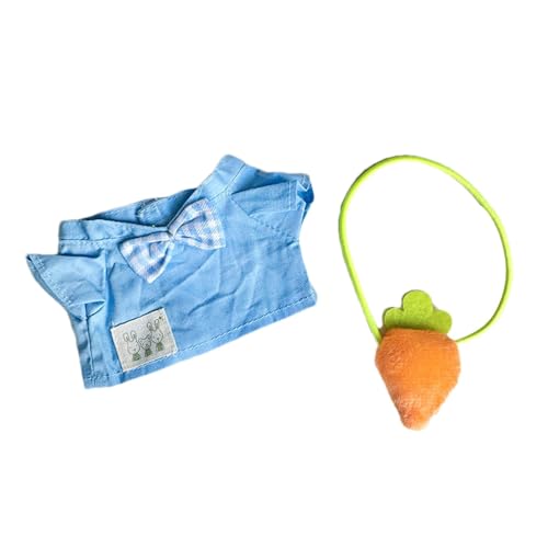 Kinderpuppenkleidung - Kleidung Für Puppen, Süße Obsttasche Im Farbenfrohen Blauen Kindergartenstil Für 7-Zoll-Puppen | Puppen-Outfits, So Tun, Als Ob Sie EIN Kleines Mädchen Spielen Würden von Jextou