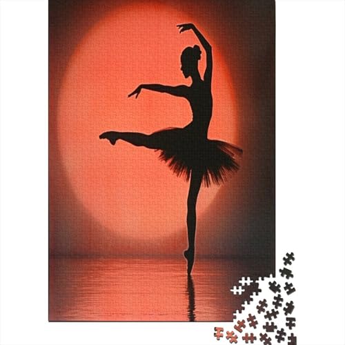 Balletttanz Puzzle 1000 Teile,Puzzle Für Erwachsene, Impossible Puzzle,Puzzle 1000 Puzzle Home DekoRatteion Puzzle,Erwachsenenpuzzle Puzzel 1000pcs (75x50cm) von JiaTexJourney