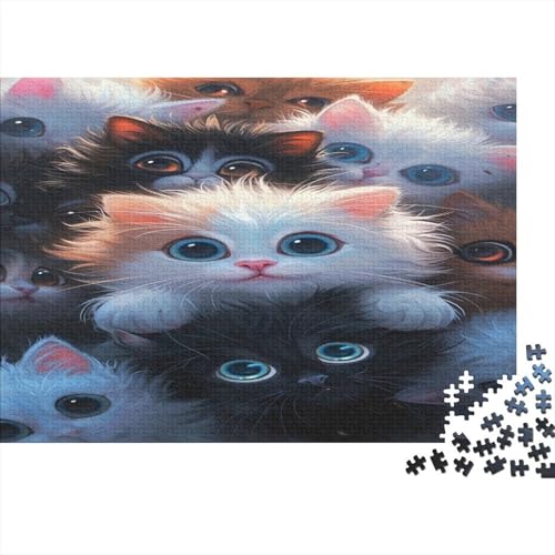 Kat Puzzle 1000 Teile Puzzle Für Erwachsene Und Kinder Ab 14 Jahren Puzzel 1000pcs (75x50cm) von JiaTexJourney