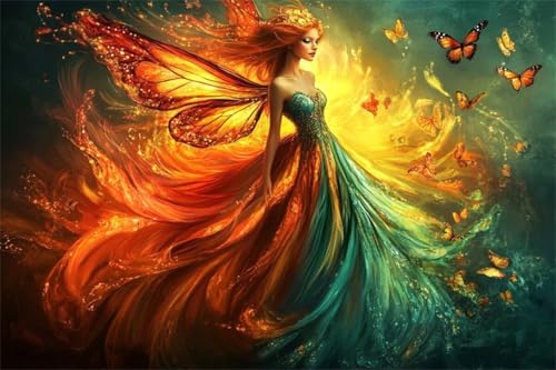 Puzzle 1000 Teile Frau Puzzle Fee Holzpuzzle Erwachsene Klassische Jigsaw Erwachsene, DIY Groß Challenging Game Wooden Jigsaw Bastelset ab 14 Jahre für Jungen Mädchen für Wohnkultur Geschenke N-6 Puzzle 1000 Teile Frau Puzzle Fee Holzpuzzle Erwachsene Klassische Jigsaw Erwachsene, DIY Groß Challenging Game Wooden Jigsaw Bastelset ab 14 Jahre für Jungen Mädchen für Wohnkultur Geschenke N-6 von Jiacgrtef